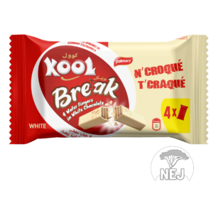 Gaufrette enrobée Kool Break chocolat blanc format familial