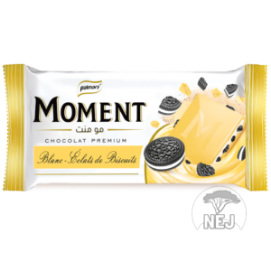 Tablette chocolat Moment blanc éclats de biscuits