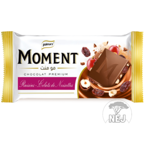 Tablette chocolat Moment raisins éclats de noisettes