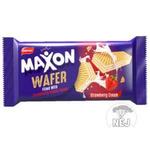 Gaufrette Maxon fourrée à la crème de Fraise