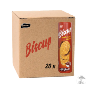 Carton Biscuits Biscup Fourrés à la crème goût Chocolat